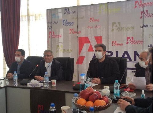 افتتاح خط اکسیژن پلنت و کارخانه ذوب آریان فولاد با حضور وزیر صمت